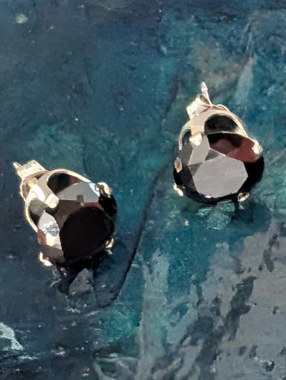 🆕 Geniune 8mm Black Tourmaline Earrings 925 Sterling Silver - Picture 7 of 14